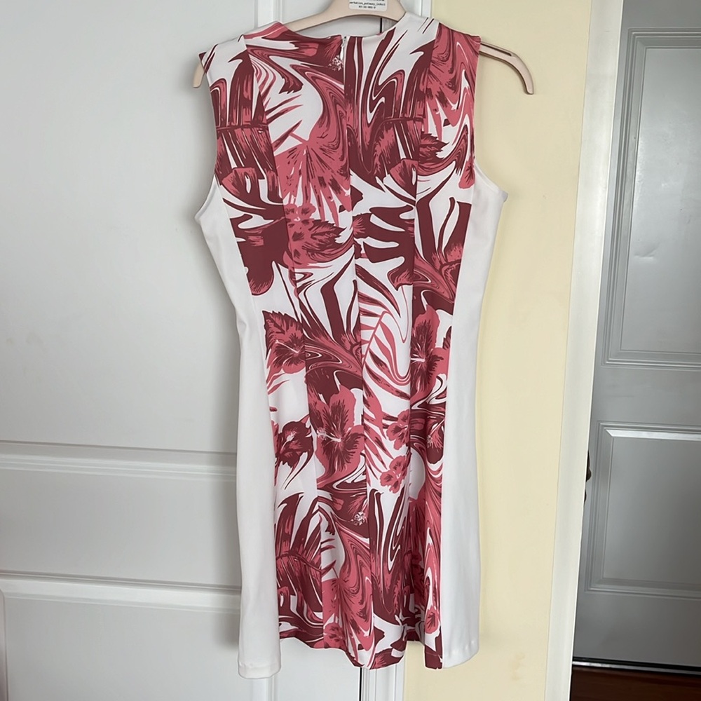 J.Lindeberg white pink floral dress brand new with tags size large - Picture 5 of 5